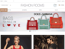 Tablet Screenshot of fashion-rooms.com